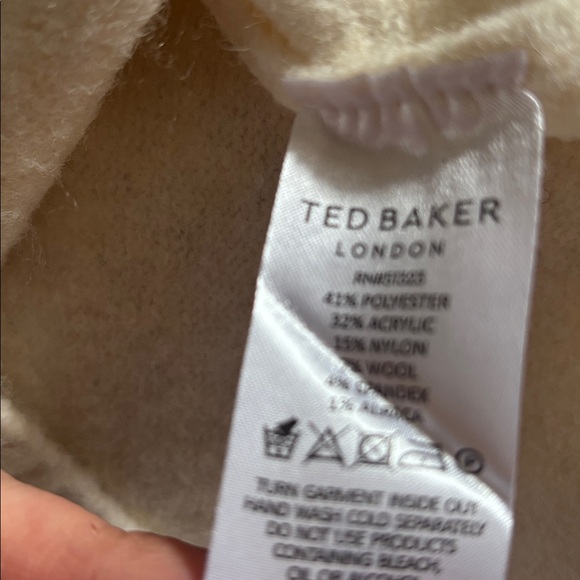 Ted baker Floral Jacquard Cream Sweater - Picture 7 of 7